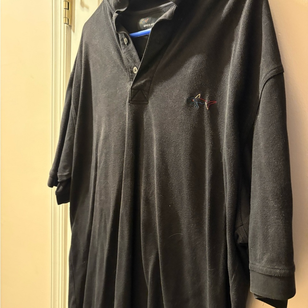Men’s Greg Norman Collection Black Polo Shirt
